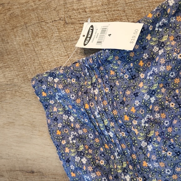 Old Navy -Floral Blue Skirt- NWT. Size 4 - Picture 3 of 4